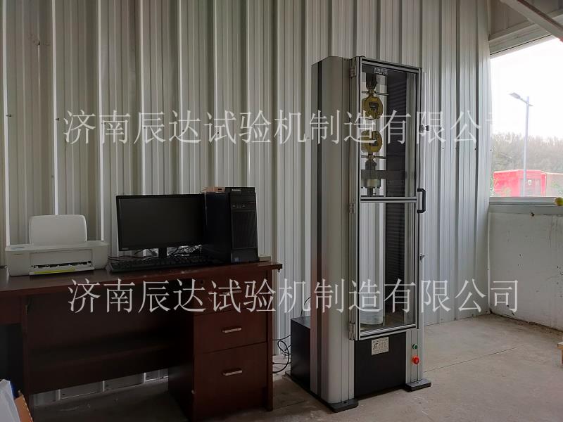 济南威廉希尔williamhill电子万能试验机安装调试完成